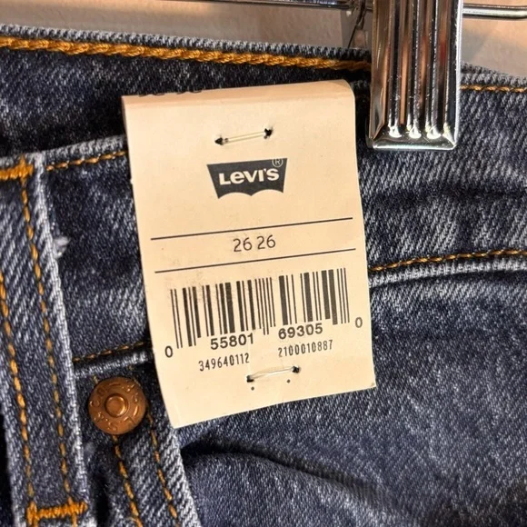 LEVI’S Sz 26 x 26 Jeans Wedgie Straight Vintage I spired Style High Waisted NEW - Picture 3 of 13